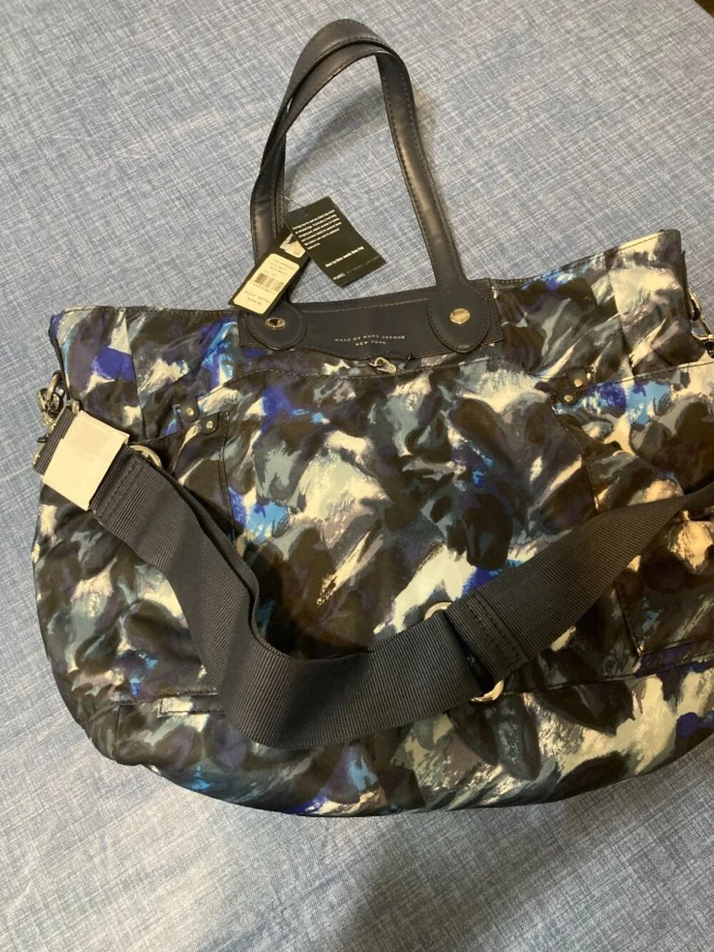 Marc by Marc Jacobs Blue Multi Diaper Bag / Tote